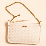 Necessaire Santa Lolla Off White Tressê Alça Corrente