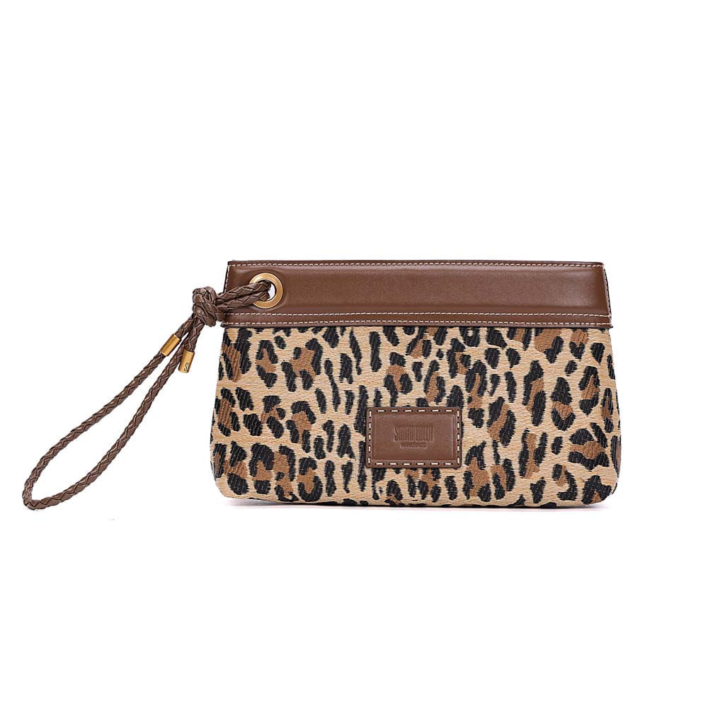Necessaire Santa Lolla Onça Alça Trançada