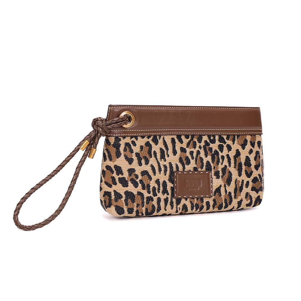 Necessaire Santa Lolla Onça Alça Trançada