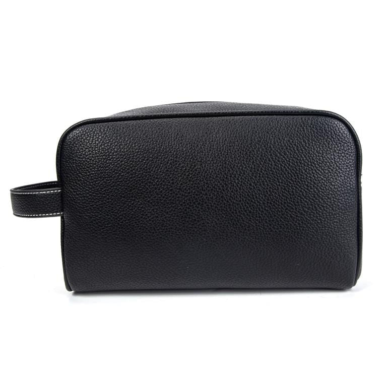 Necessaire Santa Lolla Preta Alça Pesponto