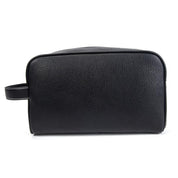 Necessaire Santa Lolla Preta Textura Granulada Zíper
