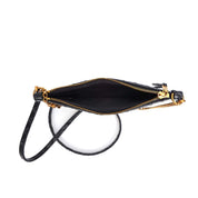 Necessaire Santa Lolla Preta Tressê Alça Corrente