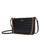 Necessaire Santa Lolla Preta Tressê Alça Corrente