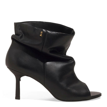 Open Boot Santa Lolla Preta Couro Salto Fino