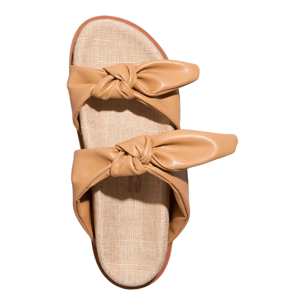 Papete Caramelo Santa Lolla Laço Palha 