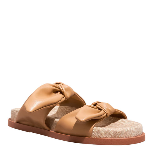 Papete Caramelo Santa Lolla Laço Palha 