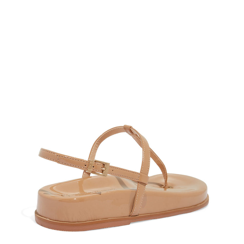 Papete Santa Lolla Bege Verniz