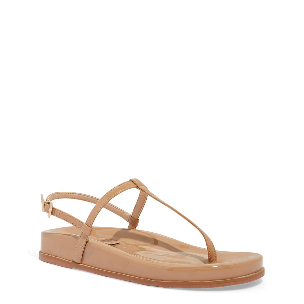 Papete Santa Lolla Bege Verniz