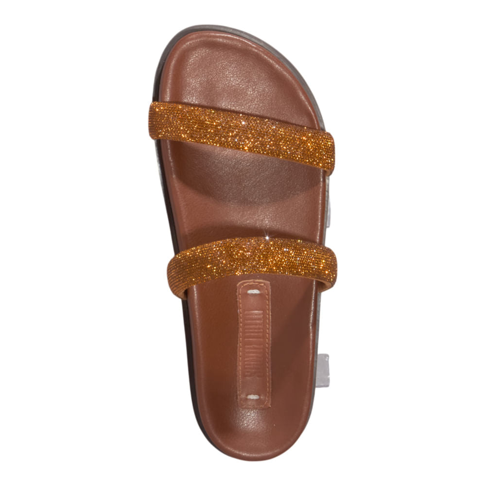 Papete Santa Lolla Caramelo Tiras Brilho