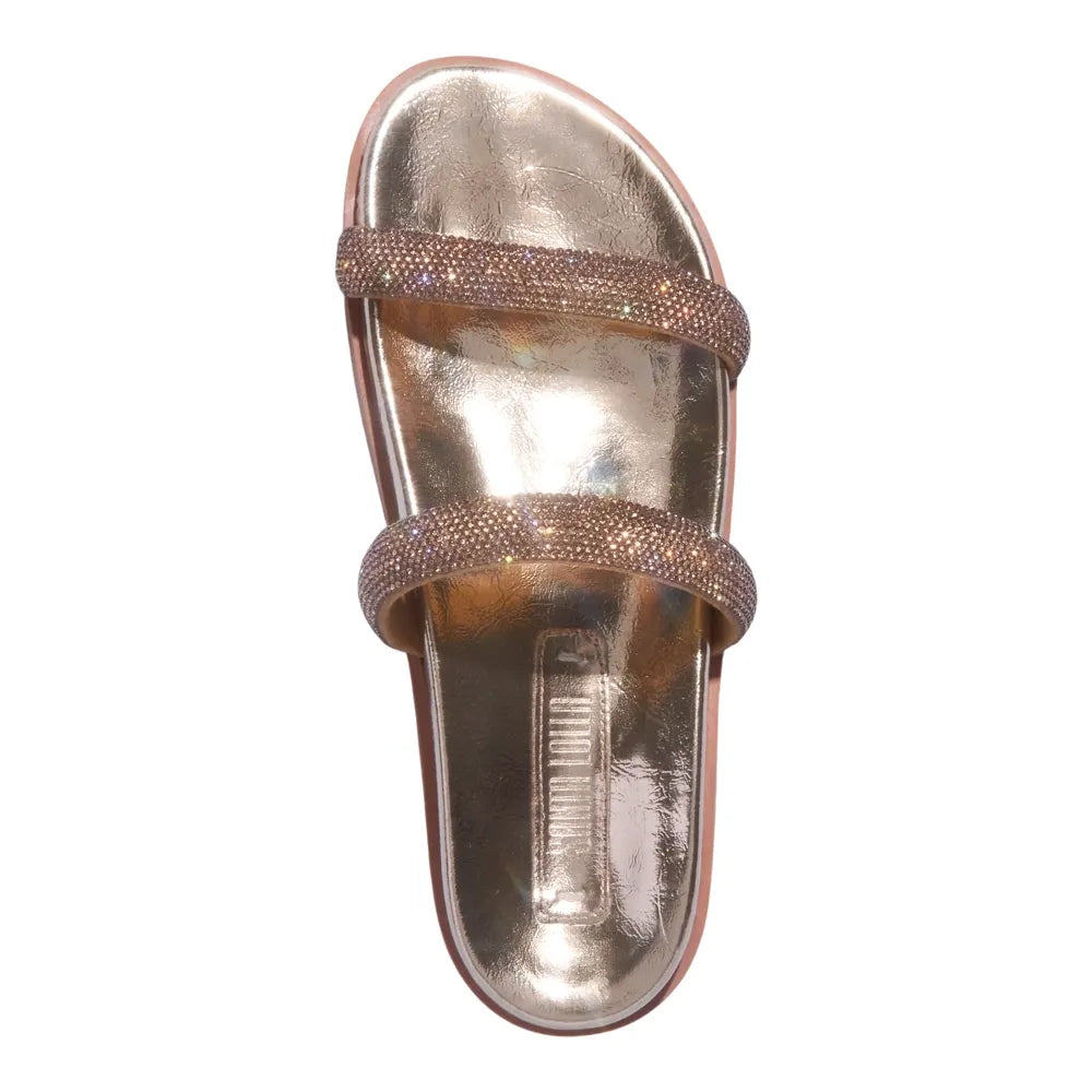 Papete Santa Lolla Dourada Metalizada Brilho