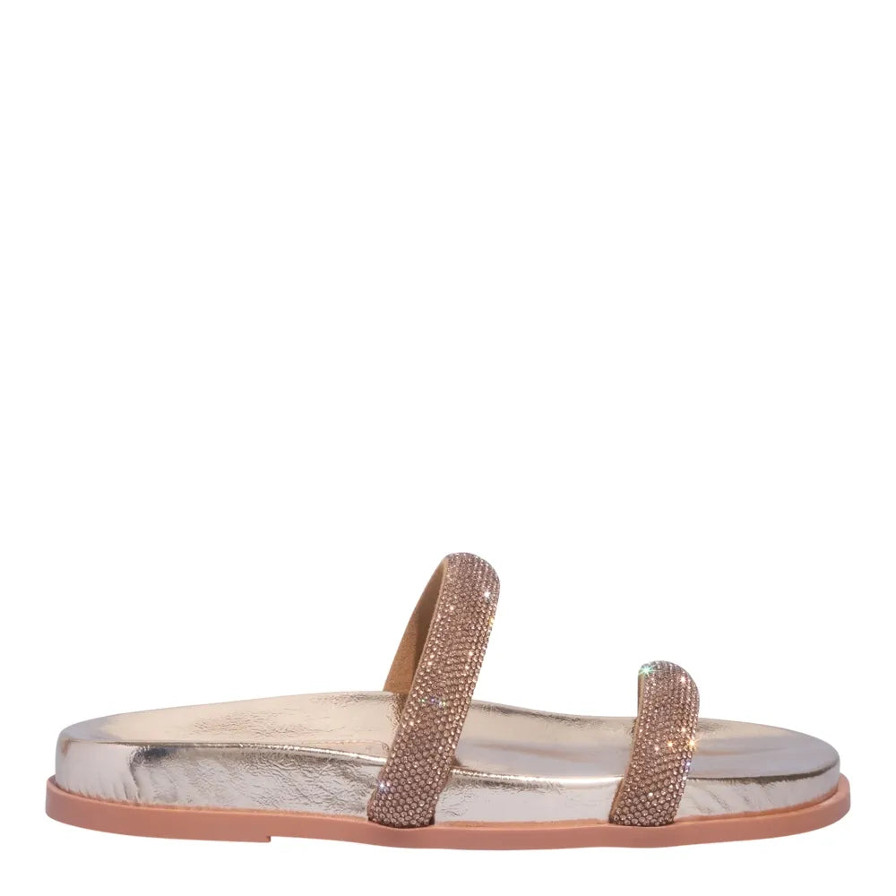 Papete Santa Lolla Dourada Metalizada Brilho