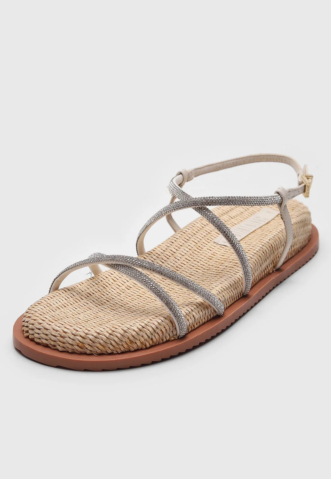 Papete Santa Lolla Off White Cristal Sola Palha