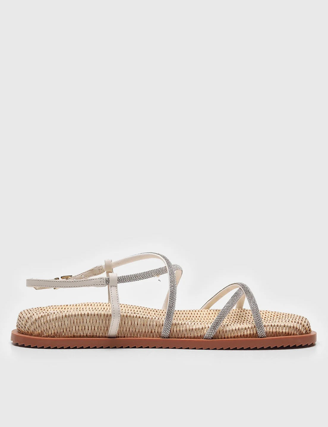 Papete Santa Lolla Off White Cristal Sola Palha