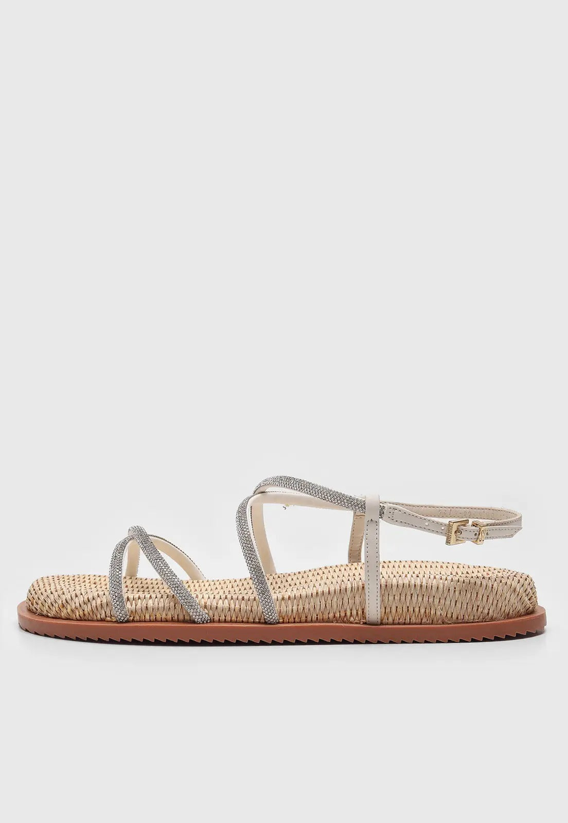Papete Santa Lolla Off White Cristal Sola Palha