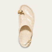 Papete Santa Lolla Off White Textura Croco