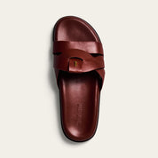 Papete Santa Lolla Terracota Tiras Cruzadas Em Couro