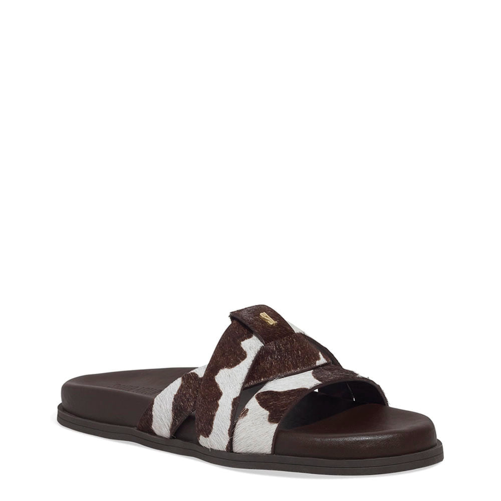 Papete Santa Lolla Vaca Tiras Cruzadas Pelo