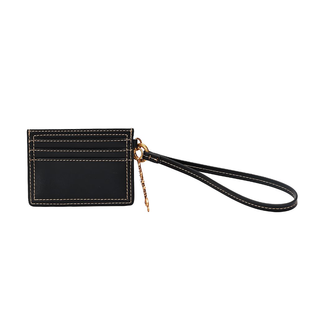 Porta-Cartão Santa Lolla Preto Alça Pulseira