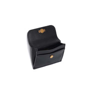 Porta-Cartão Santa Lolla Preto Botão De Pressão