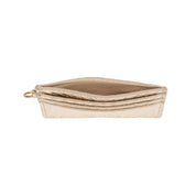 Porta-Cartões Santa Lolla Dourado Textura Snake