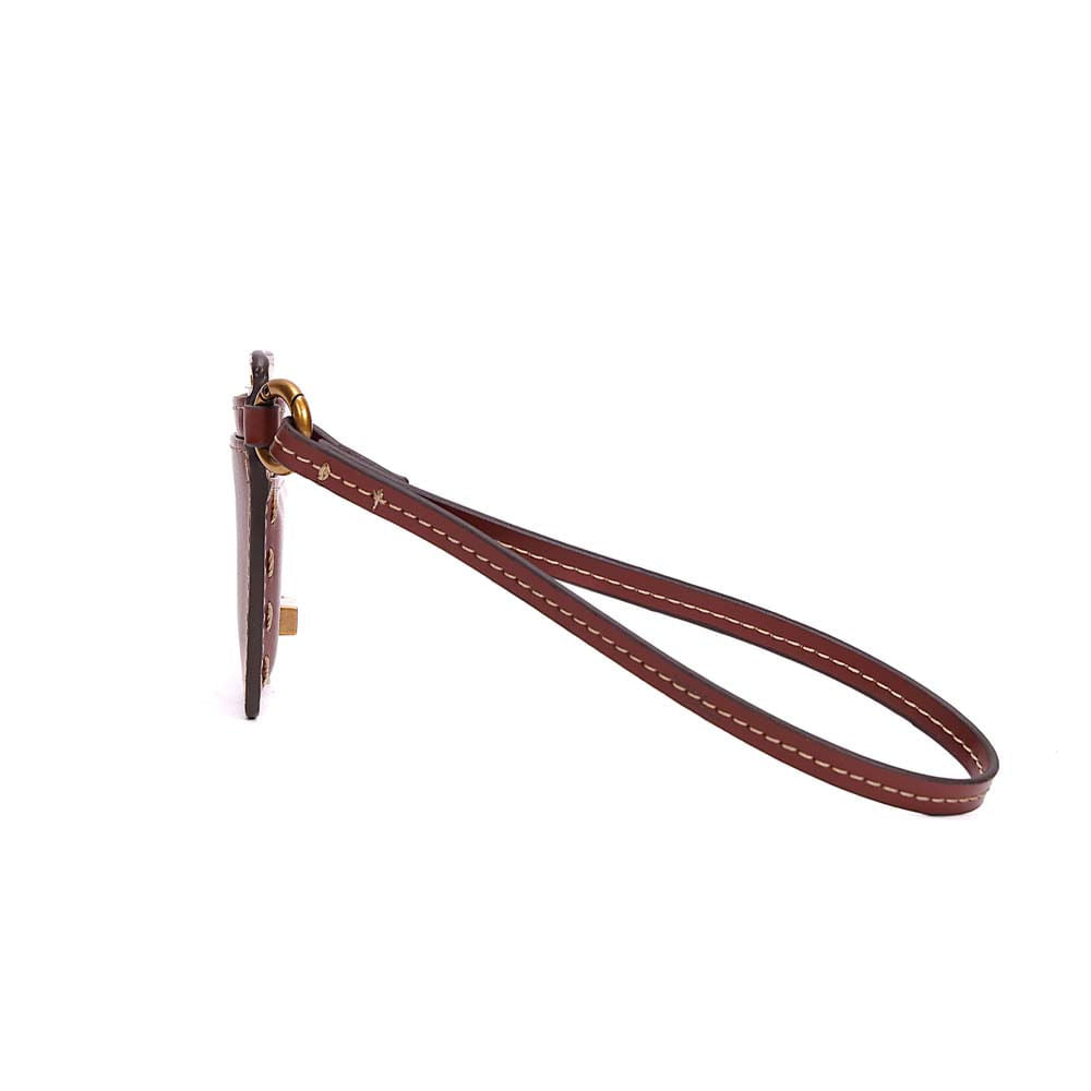 Porta-Cartões Santa Lolla Terracota Alça Pulseira