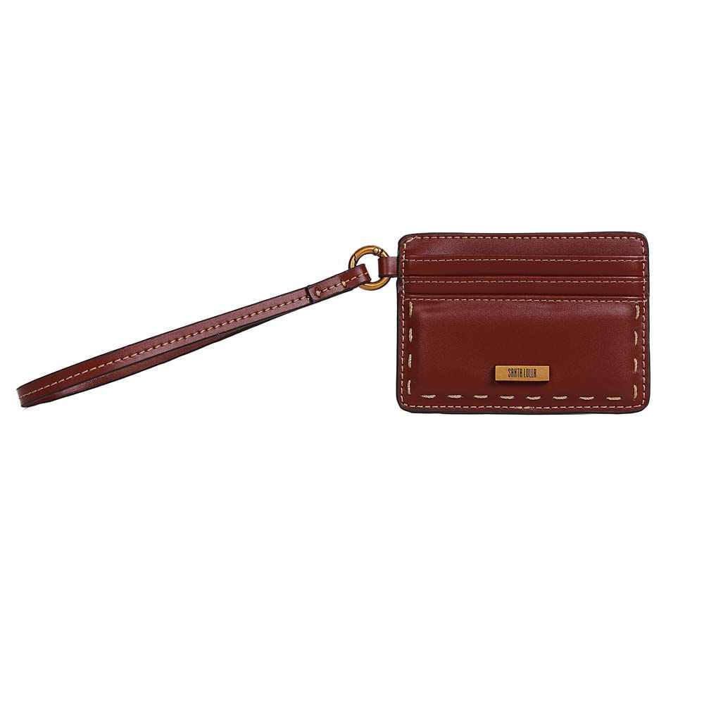 Porta-Cartões Santa Lolla Terracota Alça Pulseira