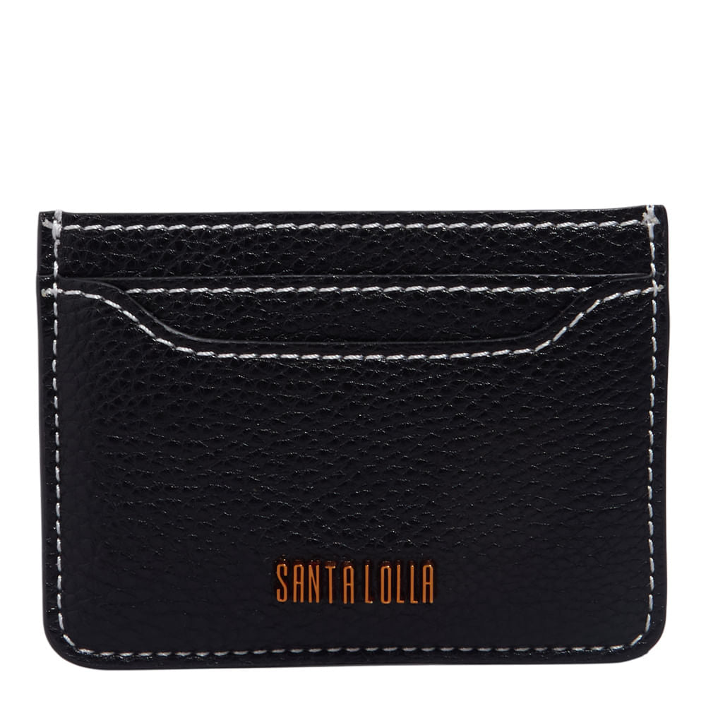 Porta Cartão Santa Lolla Preto 