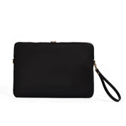 Porta Notebook Preto Nylon Com Alça De Mão