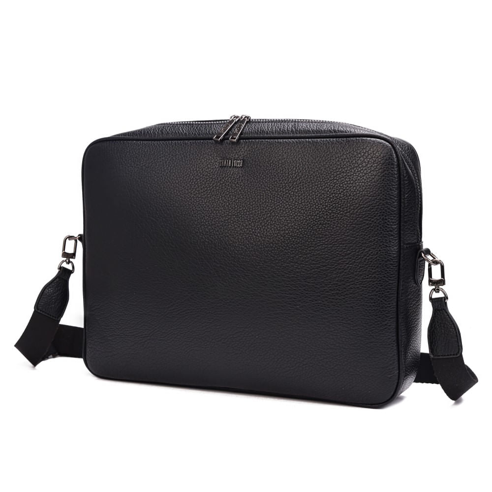 Porta Notebook Santa Lolla Preto Floater Alça Transversal