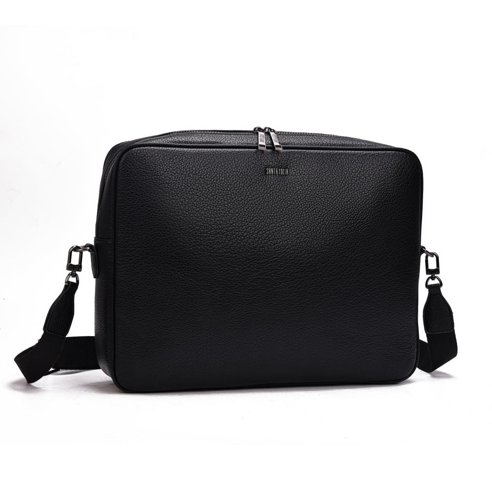 Porta Notebook Santa Lolla Preto Floater Alça Transversal