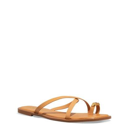 Rasteirinha Caramelo Couro Degalls