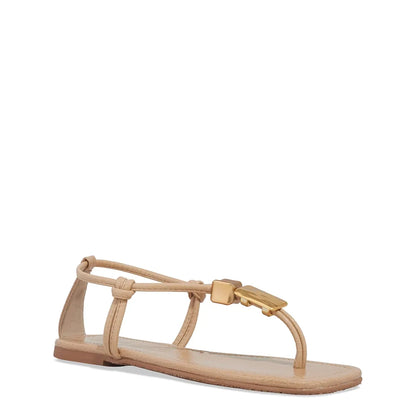 Rasteirinha DEGALLS Bege Verniz Tira T