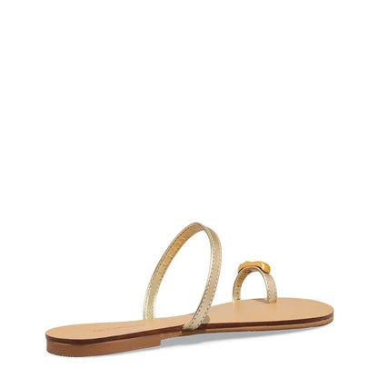 Rasteirinha De Dedo Degalls Dourada Metalizada