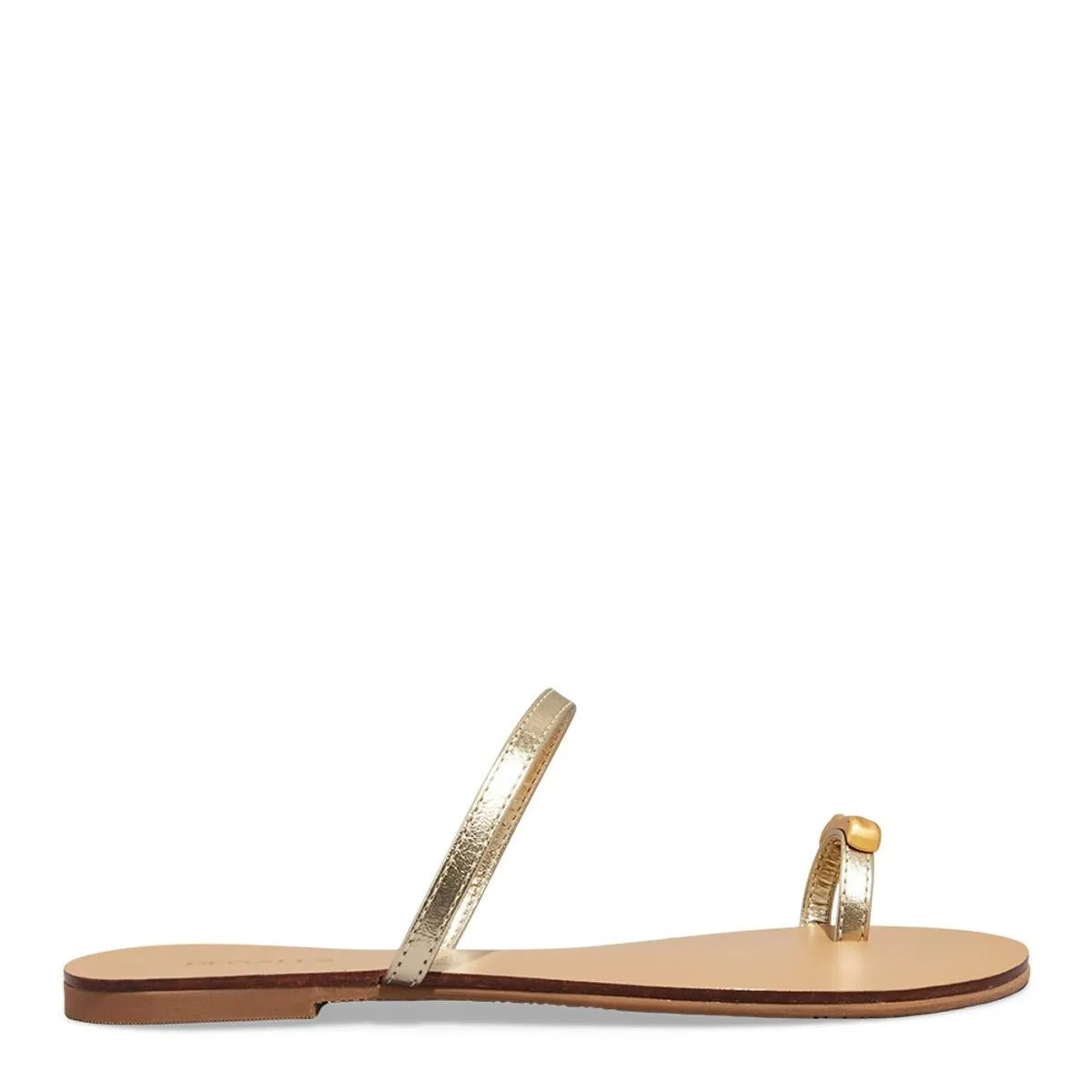 Rasteirinha De Dedo Degalls Dourada Metalizada