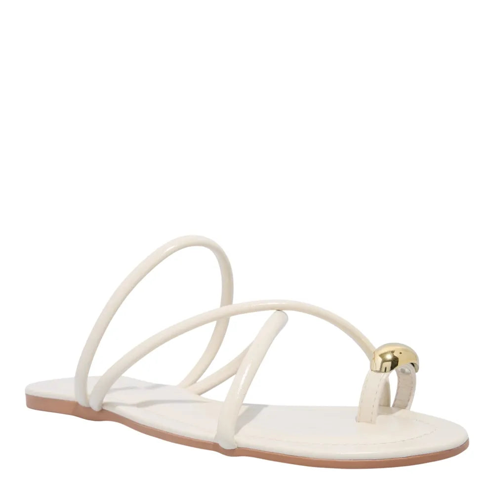 Rasteirinha De Dedo Santa Lolla Off White 