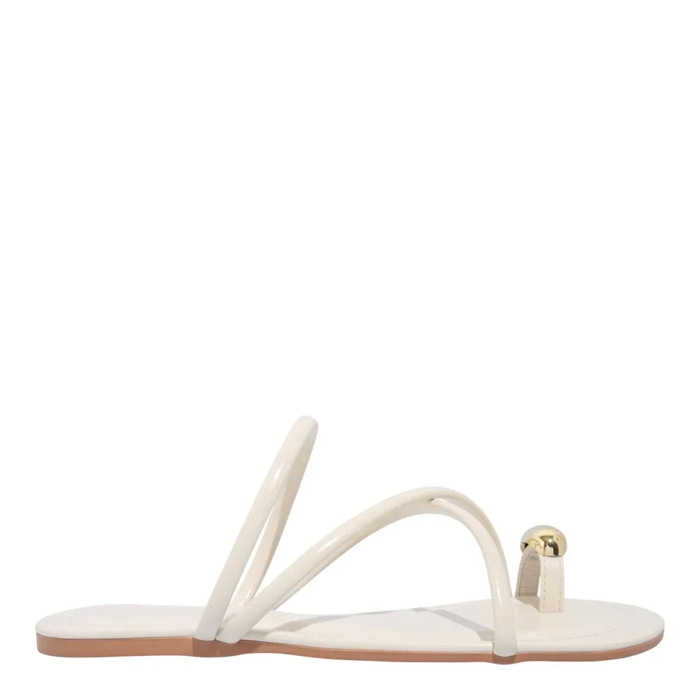 Rasteirinha De Dedo Santa Lolla Off White 