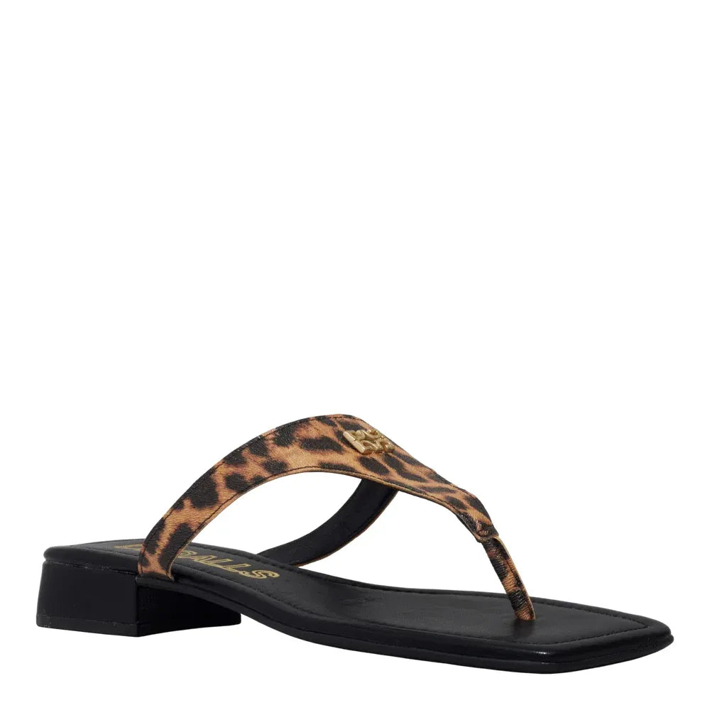 Rasteirinha Degalls Preta Onça Salto Baixo