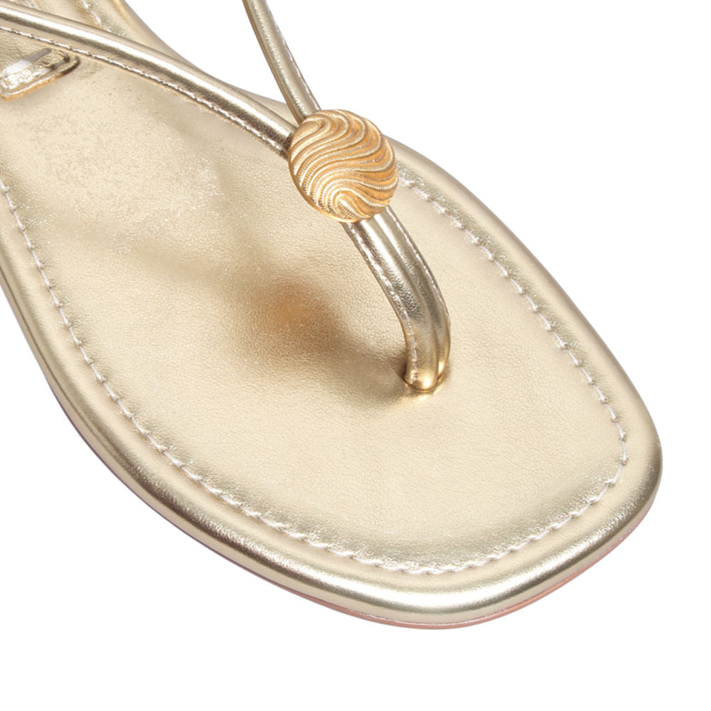 Rasteirinha Dourada Santa Lolla 