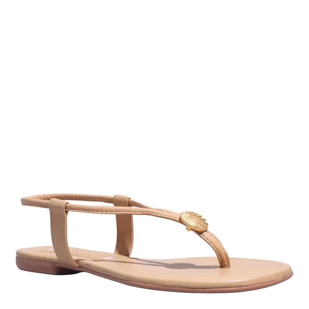 Rasteirinha Napa Bege Santa Lolla 