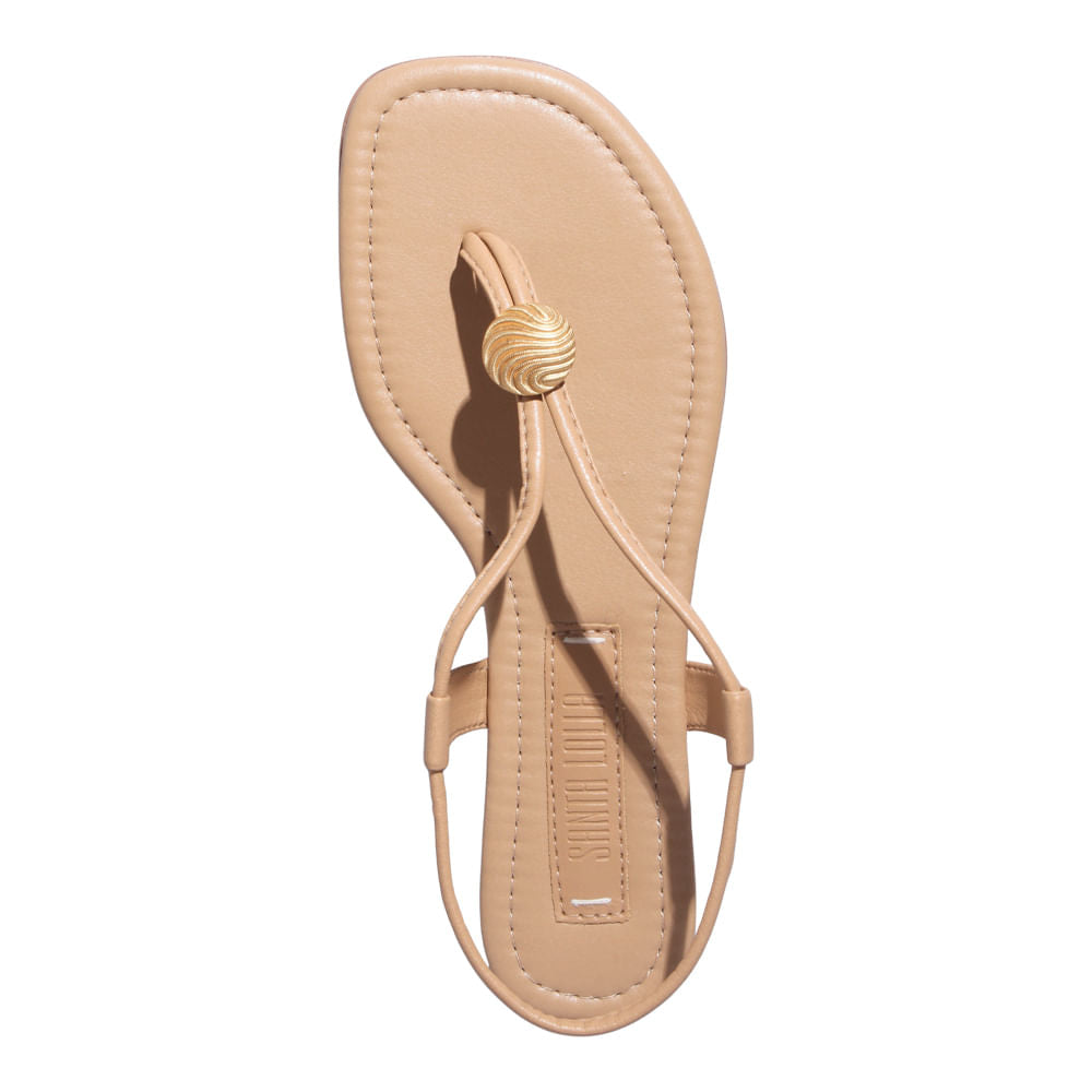 Rasteirinha Napa Bege Santa Lolla 