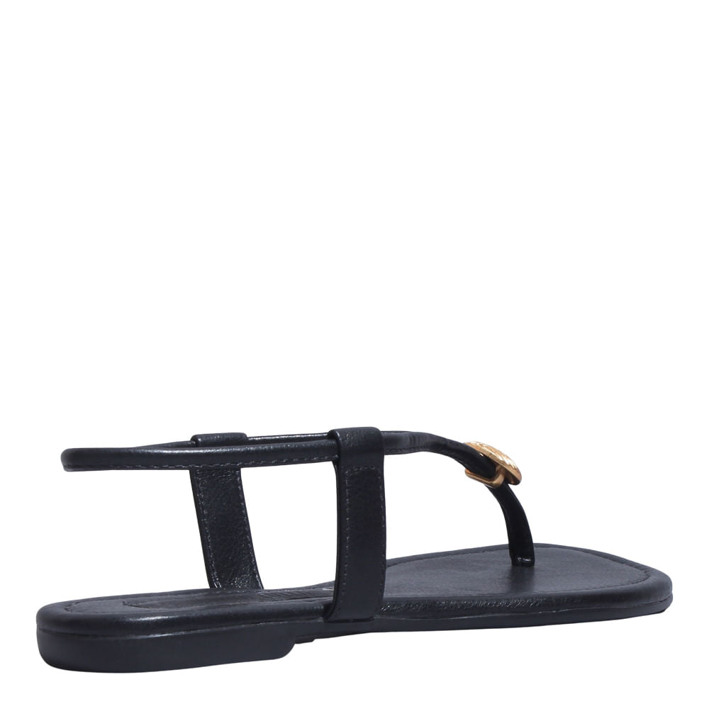 Rasteirinha Napa Preta Santa Lolla