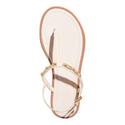 Rasteirinha Off White Santa Lolla Bico Redondo 