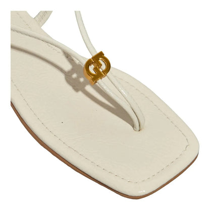 Rasteirinha Off White Verniz Degalls 