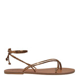 Rasteirinha Santa Lolla Bronze Metalizada Glow Amarração