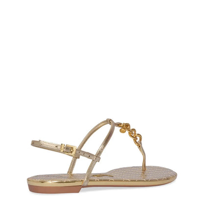 Rasteirinha Santa Lolla Dourada Correntes