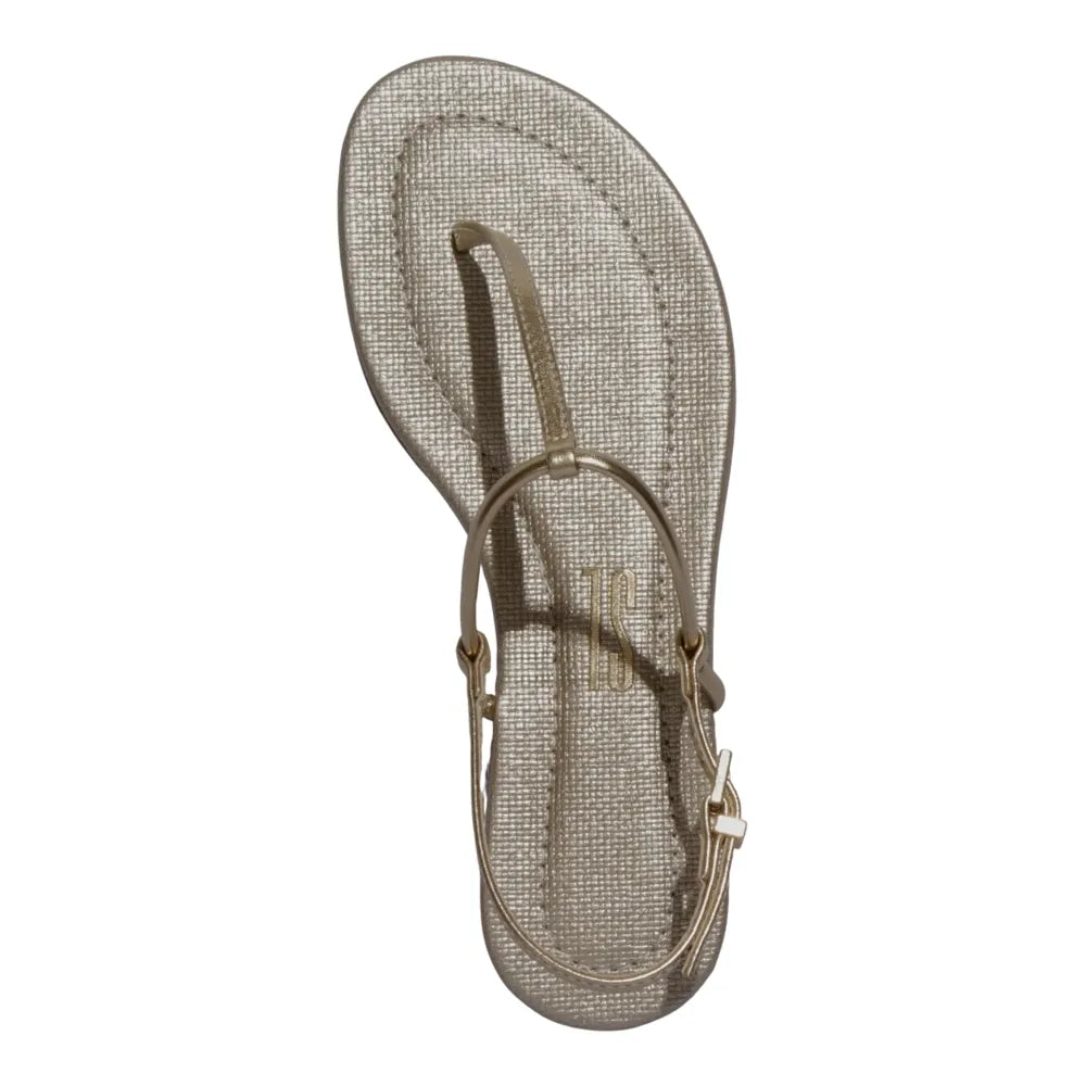 Rasteirinha Santa Lolla Dourada Metalizada