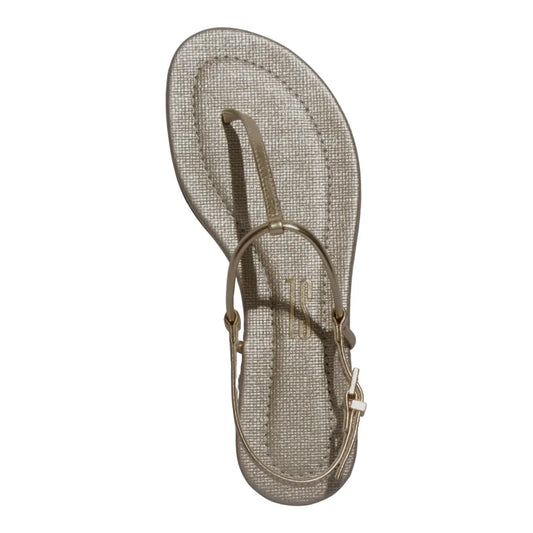 Rasteirinha Santa Lolla Dourada Metalizada