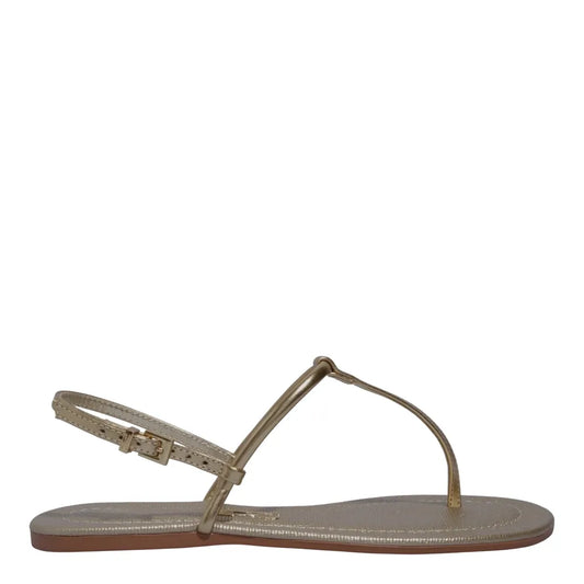 Rasteirinha Santa Lolla Dourada Metalizada