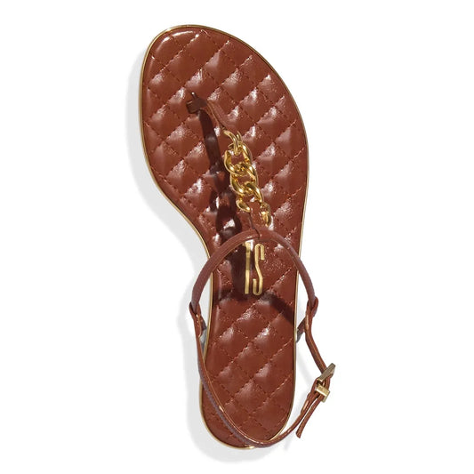 Rasteirinha Santa Lolla Marrom Correntes