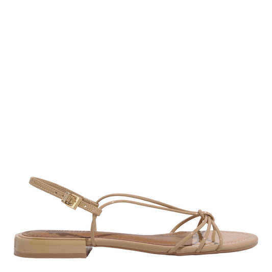 Rasteirinha Santa Lolla Nude Nó Slingback